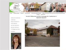 Tablet Screenshot of josefschule.schulen-gt.de